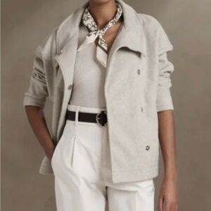 Banana Republic cream wool jacket